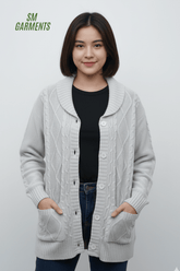 QR OAKRIDGE WOMENS FASHION CARDIGAN - Smgarment's
